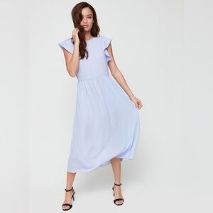 Aritzia Wilfred long dress - soft lilac. Pristine condition. Size 6
